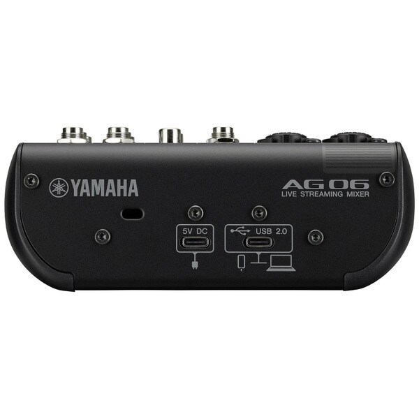 Main product image for Yamaha AG06MK2 B 6-Channel Mixer/USB Interface for iOS/Mac/PC Black241-7122